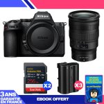 Boitier nikon z5 ii + 24 - 70mm f / 2. 8 s + 2 sandisk 256gb extreme pro uhs - ii sdxc + 3 nikon en - ...