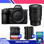 Boitier nikon z5 ii + 24 - 70mm f / 2. 8 s + 2 sandisk 64gb extreme pro uhs - ii sdxc + 2 nikon en - ...