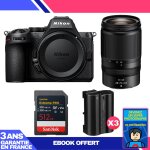 Boitier nikon z5 ii + 28 - 75mm f / 2. 8 + 1 sandisk 512gb extreme pro uhs - ii sdxc + 3 nikon en - el15c ...