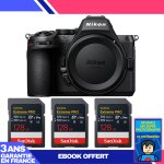 Boitier nikon z5 ii + 3 sandisk 128gb extreme pro uhs - ii sdxc + ebook 'devenez un super photographe ...