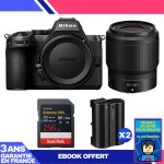 Boitier nikon z5 ii + 50mm f / 1. 8 s + 1 sandisk 256gb extreme pro uhs - ii sdxc + 2 nikon en - el15c ...