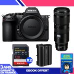 Boitier nikon z5 ii + 70 - 200mm f / 2. 8 vr s + 2 sandisk 128gb extreme pro uhs - ii sdxc + nikon en ...