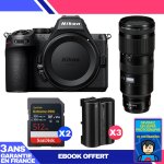 Boitier nikon z5 ii + 70 - 200mm f / 2. 8 vr s + 2 sandisk 512gb extreme pro uhs - ii sdxc + 3 nikon ...