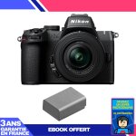 Boitier nikon z50 ii + 16 - 50mm f / 3. 5 - 6. 3 vr + nikon en - el25a + ebook 'devenez un super photographe ...