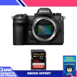 Boitier nikon z6 iii + 1 sandisk 128gb extreme pro uhs - ii sdxc 300 mb / s + ebook 'devenez un super ...