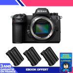 Boitier nikon z6 iii + 3 nikon en - el15c + ebook 'devenez un super photographe