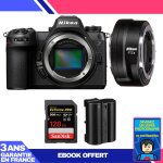 Boitier nikon z6 iii + ftz ii + 1 sandisk 128gb extreme pro uhs - ii sdxc 300 mb / s + 1 nikon en - el15c ...