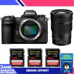 Boitier nikon z6 iii + z 24 - 120mm f / 4 s + 3 sandisk 128gb extreme pro uhs - ii sdxc 300 mb / s + ...