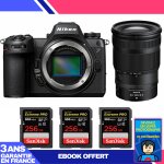 Boitier nikon z6 iii + z 24 - 120mm f / 4 s + 3 sandisk 256gb extreme pro uhs - ii sdxc 300 mb / s + ...