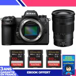 Boitier nikon z6 iii + z 24 - 120mm f / 4 s + 3 sandisk 512gb extreme pro uhs - ii sdxc 300 mb / s + ...