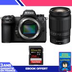 Boitier nikon z6 iii + z 24 - 200mm f / 4 - 6. 3 vr + 1 sandisk 256gb extreme pro uhs - ii sdxc 300 mb ...