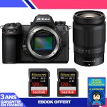 Boitier nikon z6 iii + z 24 - 200mm f / 4 - 6. 3 vr + 2 sandisk 128gb extreme pro uhs - ii sdxc 300 mb ...