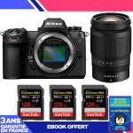 Boitier nikon z6 iii + z 24 - 200mm f / 4 - 6. 3 vr + 3 sandisk 128gb extreme pro uhs - ii sdxc 300 mb ...