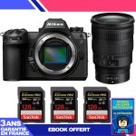 Boitier nikon z6 iii + z 24 - 70mm f / 2. 8 s + 3 sandisk 128gb extreme pro uhs - ii sdxc 300 mb / s ...