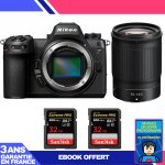 Boitier nikon z6 iii + z 85mm f / 1. 8 s + 2 sandisk 32gb extreme pro uhs - ii sdxc 300 mb / s + ebook ...