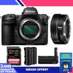 Boitier nikon z8 + ftz ii + boitier nikon mb - n12 + 1 nikon en - el15c + 1 sandisk 256gb extreme pro ...