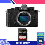 Boitier nikon zf + 1 sandisk 32gb extreme pro uhs - ii sdxc 300 mb / s + ebook 'devenez un super photographe ...