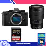 Boitier nikon zf + 14 - 24mm f / 2. 8 s + 1 sandisk 64gb extreme pro uhs - ii sdxc 300 mb / s + ebook ... Boitier nikon zf + 14 - 24mm f / 2. 8 s + 1 sandisk 64gb extreme pro uhs - ii sdxc 300 mb / s + ebook ...