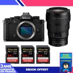 Boitier nikon zf + 14 - 24mm f / 2. 8 s + 3 sandisk 64gb extreme pro uhs - ii sdxc 300 mb / s + ebook ... Boitier nikon zf + 14 - 24mm f / 2. 8 s + 3 sandisk 64gb extreme pro uhs - ii sdxc 300 mb / s + ebook ...
