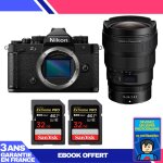 Boitier nikon zf + 14 - 24mm f / 2. 8 s + 2 sandisk 32gb extreme pro uhs - ii sdxc 300 mb / s + ebook ... Boitier nikon zf + 14 - 24mm f / 2. 8 s + 2 sandisk 32gb extreme pro uhs - ii sdxc 300 mb / s + ebook ...