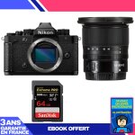 Boitier nikon zf + 14 - 30mm f / 4 s + 1 sandisk 64gb extreme pro uhs - ii sdxc 300 mb / s + ebook 'devenez ...