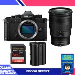 Boitier nikon zf + 24 - 70mm f / 2. 8 s + 1 sandisk 512gb extreme pro uhs - ii sdxc 300 mb / s + 1 nikon ...
