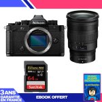 Boitier nikon zf + 24 - 70mm f / 2. 8 s + 1 sandisk 64gb extreme pro uhs - ii sdxc 300 mb / s + ebook ...