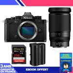 Boitier nikon zf + 28 - 400mm f / 4 - 8 vr + 1 sandisk 256gb extreme pro uhs - ii sdxc 300 mb / s + 1 ...