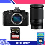 Boitier nikon zf + 28 - 400mm f / 4 - 8 vr + 1 sandisk 32gb extreme pro uhs - ii sdxc 300 mb / s + ebook ...
