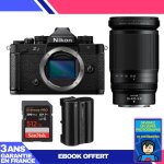 Boitier nikon zf + 28 - 400mm f / 4 - 8 vr + 1 sandisk 512gb extreme pro uhs - ii sdxc 300 mb / s + 1 ...