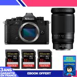 Boitier nikon zf + 28 - 400mm f / 4 - 8 vr + 3 sandisk 32gb extreme pro uhs - ii sdxc 300 mb / s + ebook ...