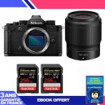 Boitier nikon zf + 50mm f / 1. 8 s + 2 sandisk 256gb extreme pro uhs - ii sdxc 300 mb / s + ebook 'devenez ...