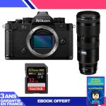 Boitier nikon zf + 70 - 200mm f / 2. 8 vr s + 1 sandisk 32gb extreme pro uhs - ii sdxc 300 mb / s + ebook ...