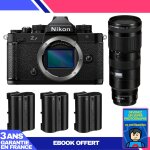 Boitier nikon zf + 70 - 200mm f / 2. 8 vr s + 3 nikon en - el15c + ebook 'devenez un super photographe ...