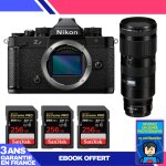 Boitier nikon zf + 70 - 200mm f / 2. 8 vr s + 3 sandisk 256gb extreme pro uhs - ii sdxc 300 mb / s + ...