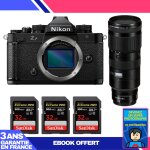 Boitier nikon zf + 70 - 200mm f / 2. 8 vr s + 3 sandisk 32gb extreme pro uhs - ii sdxc 300 mb / s + ebook ...
