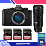 Boitier nikon zf + 70 - 200mm f / 2. 8 vr s + 3 sandisk 64gb extreme pro uhs - ii sdxc 300 mb / s + ebook ...