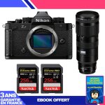 Boitier nikon zf + 70 - 200mm f / 2. 8 vr s + 2 sandisk 256gb extreme pro uhs - ii sdxc 300 mb / s + ...