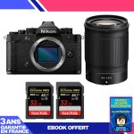 Boitier nikon zf + 85mm f / 1. 8 s + 2 sandisk 32gb extreme pro uhs - ii sdxc 300 mb / s + ebook 'devenez ...