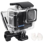 Bo�tier de plong�e �tanche de 60 m compatible avec go pro hero 4k, coque de protection avec support hero4k ...