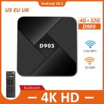 Boîtier récepteur smart tv d905 android 10. 0, assistant vocal youtube 3d 4k 1080p, wifi 2. 4 go et 5. ... Boîtier récepteur smart tv d905 android 10. 0, assistant vocal youtube 3d 4k 1080p, wifi 2. 4 go et 5. ...