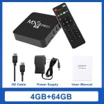 Bo�tier smart tv android 11, s905l, 8 go / 128 go, 4k, lecteur multim�dia d�codeur connect� avec clavier ...