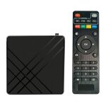 Bo�tier smart tv android 9. 0, amlogic s905 mx + s qpro, 4k, 4 go ram, 32 go rom, lecteur audio / vid�o ...