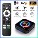 Botier smart tv rk3528 ultra hd, android 13, 4 go / 32 go / 64 go, 4g / 5g, lecteur multimdia dcodeur ...