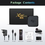 Botier smart tv x96 mini, android 9. 0, s905w quad core, 1 go ram, 8 go rom, 2. 4 go / 5. 8 go, wifi ...
