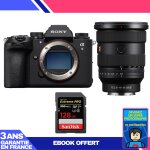Boitier sony a9 iii + fe 16 - 35mm f / 2. 8 gm ii + 1 sandisk 128gb extreme pro uhs - ii sdxc 300 mb ...