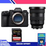 Boitier sony a9 iii + fe 16 - 35mm f / 2. 8 gm ii + 1 sandisk 64gb extreme pro uhs - ii sdxc 300 mb / ...
