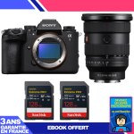Boitier sony alpha 1 ii + fe 16 - 35mm f / 2. 8 gm ii + 2 sandisk 128gb extreme pro uhs - ii sdxc + ebook ...