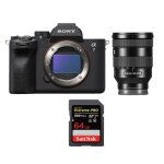 Bo�tier sony alpha a7 mark iv + sony fe 24 - 105 mm f4 g oss + sandisk 64 go extreme pro sdxc uhs - ii ...