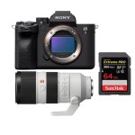 Bo�tier sony alpha a7 mark iv + fe 70 - 200 mm f2. 8 gm oss + sandisk 64 go extreme pro sdxc uhs - ii ...